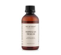 Triphaladi Thailam - Olio per capelli ayurvedico con Triphala, 100% olio naturale ayurveda per la cura dei capelli, ricetta tradizionale, nutriente e rivitalizzante, 200 ml