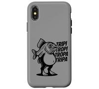 Tripi Tropi Tropa Tripa Italiano Brainrot Meme Custodia per iPhone X/XS