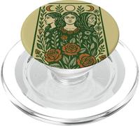 Tripla Dea Luna Illustrazione Pagan Pride Goddesses PopSockets PopGrip per MagSafe