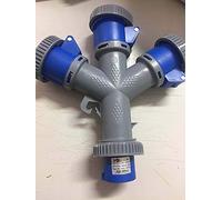 SPINA PRESA ADATTATORE VOLANTE Moltiplicatore INDUSTRIALE CE 220V 16A IP44 IP67