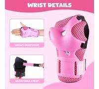 Tripla protezione, avventura senza fine! Dai ai tuoi bambini la libertà di esplorare in con il nostro set di 6 pezzi di equipaggiamento protettivo aggiornato. Appositamente progettato per bambini atti