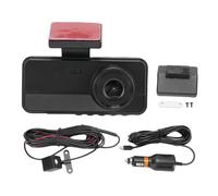 Tripla telecamera per auto SustVita con WiFi, dash cam 1080P con obiettivi anteriore, interno e posteriore, display LCD da 2 pollici e scheda da 32 GB per prove del veicolo