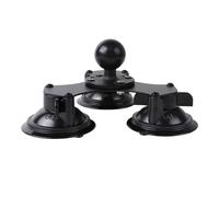 Tripla ventosa con sfera da 38 mm, base di supporto per auto resistente con 3 ventose, compatibile con supporti RAM e altri bracci a doppia presa C