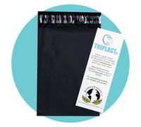 Triplast 10 buste per spedizioni biodegradabili (dimensioni: 30,5 x 40,5 cm; colore: nero) | buste autosigillanti ecologiche in polietilene | imballaggi, postali, sacchetti per pacchi per spedire