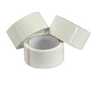 Triplast 48 mm x 66 m, a basso rumore imballaggio nastro, colore: bianco (Confezione da 12)