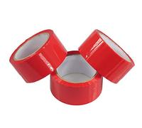 Triplast 48 mm x 66 m, a basso rumore imballaggio nastro, colore: rosso (Confezione da 12)