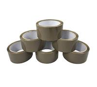Triplast 48 mm x 66 m valore Pacco - nastro Buff marrone (Confezione da 6)