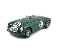1:18 Triple9 MG A ex182 Roadster Le Mans 1955 Medaglione/Miglia #41 Verde