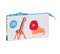 Triple Carry-All Algo De Jaime White 22 X 12 X 3 Cm NUOVO