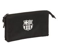 Triple Carry-All F.C. Barcelona Black 22 X 12 X 3 Cm NUOVO