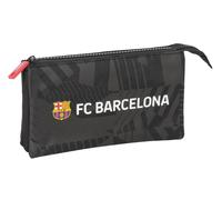 Triple Carry-All F.C. Barcelona Black Black 22 X 12 X 3 Cm NUOVO