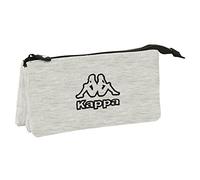 Triple Carry-All Kappa Grey Knit Grey (22 X 12 X 3 Cm) NUOVO