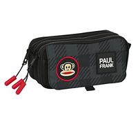Triple Carry-All Paul Frank Campers Black (21,5 X 10 X 8 Cm) NUOVO
