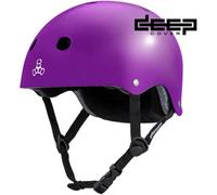 Triple Eight Deep Cover Casco (Purple Glossy) taglia S-M