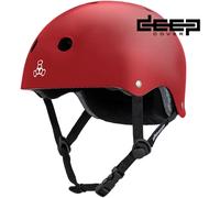 Triple Eight Deep Cover Casco (Red Glossy) taglia L-XL