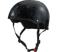 Triple Eight Glitter Sweatsaver Skate Casco (Nero) taglia S-M