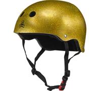 Triple Eight Glitter Sweatsaver Skate Casco (Oro) taglia XL-XXL