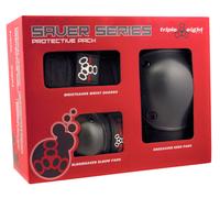 Triple Eight Saver Series Set Di Pad Da 3 Pezzi Triple8 Saver-3 Elbo/Kne/Wrst Sm
