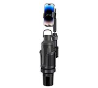 Triple Grip Holder - Cup Mount with Phone Stand for Driving | ABS with 360 Rotation Design, Shock Absorb Feature, Car Accessory for Vehicle Truck Travel Commute