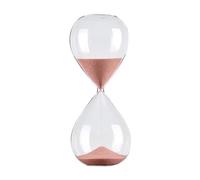 Triple-Interval Hourglass Timer Set - 60, 30, 5 minuti Sand Clock for & Time Management, Decorative Glass Desk Ornament for Home Office (rosa, 5 min)