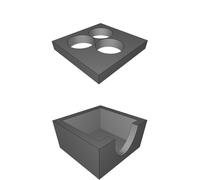 Triple IR LED Mount for GUN4IR Lightgun Project - 3 LED Support System