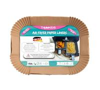 Triple k&s Airfryer - Carta da forno compatibile con Ninja AF300EU AF400EU SL400EU AF500EU, altre friggitrice ad aria calda COSORI Philips Cecotec Midea Russell Hobbs Airfryer (120 pezzi, 20,5 x 14 m)