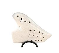 Triple Ocarina Alto C Key AC Strumentazione Musicale Professionale Ocarine In Ceramica Accessori Per Strumenti (Color : C)