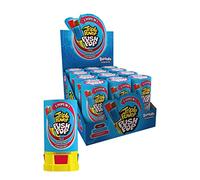 Triple Power Push Pop Lollipop - 12 confezioni da 3 gusti in 1 Lollipop - Cola - Fragola - Lampone | Lecca confezionati singolarmente | American Sweets