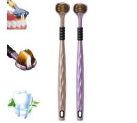 Triple Sided Toothbrush | 3 Side Cleaning Brush - Kids Travel Toothbrush