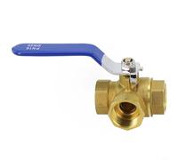 Triple Systems Olio Inte in ottone con foro L/t per valvola dell'acqua e via del gas Pressione di esercizio 16mpa Struttura fissa Valvola a leva manuale a sfera (DN20 T Type)