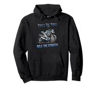 Triple The Thrill, Regola la moto delle strade Felpa con Cappuccio