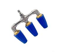 Triple Turbo Nozzle for Pressure Washer, Rotating High Pressure Nozzle 4000 PSI with 1/4" Quick Connect, Power Cleaner for Driveway, Patio, Fence