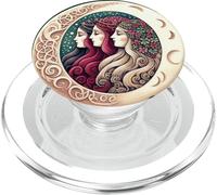 Triplice Dea Opera d'arte Maiden Mother Crone Wiccan PopSockets PopGrip per MagSafe