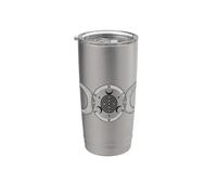 Triplice Luna Ruota di Ecate Wicca Neopaganesimo Stregoneria Bicchiere termico in acciaio inox doppia parete