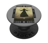 Triplice Luna Simboli Wicca 4 Elementi Stregoneria Strega PopSockets PopGrip Adesivo