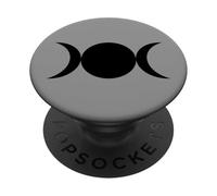 Triplice Luna Simboli Wicca Neopaganesimo Stregoneria Dea PopSockets PopGrip Adesivo
