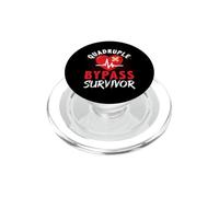 Triplo Bypass Survivor Open Heart Chirurgia Coronarica PopSockets PopGrip per MagSafe