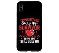 Triplo bypass Survivor Open Heart Surgery Recovery Custodia per iPhone XS Max