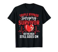 Triplo Bypass Survivor Open Heart Surgery Recovery Maglietta