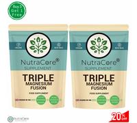 Triplo Magnesio Complesso 750mg Pillole (Bisglicinato+Citrato+Taurate) -100%