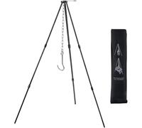 tripod Mini Grill Cooker Campfire Stand Regolabile Grilling Set with Cooking Lantern and Storage Bag for Camping Activities
