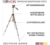 Tripod Smartphone Treppiede per Apple IPHONE 16 15 14 13 12 Supporto Stand
