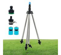 Tripod Sprinkler, Garden Rotary Water Sprinkler, Outdoor Adjustable Height Design, Wide Area Coverage, Durable Stable Construction, Yard Flower Bed Orchards Planting, 56-90cm