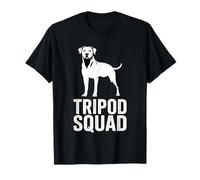 Tripod Squad Supporto per la resilienza a Tre Zampe del Cane Maglietta