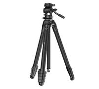 tripod stand, Kit treppiede da viaggio portatile in fibra di carbonio compatto e leggero for teste a sfera, video, stabilizzatori, DSLR, fotocamera