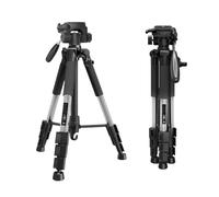tripod stand, Supporto for treppiede professionale con testa a sfera e piastra a sgancio rapido, compatibile con fotocamere reflex digitali Sony Nikon Canon e smartphone.(DARK GRAY)