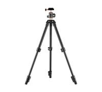 tripod stand, Treppiede for fotocamera con testa a sfera panoramica, livella a bolla, altezza regolabile for mini proiettore for videocamera DSLR