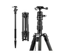 tripod stand, Treppiede in fibra di carbonio 151CM Monopiede staccabile da viaggio, compatibile con la fotocamera Nikon Canon X-GO E2(Black)