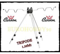 TRIPODE 1.20 Mt APPOGGIA CANNE DA SURFCASTING MOLO SCOGLIERA PER CANNA MARE LAGO