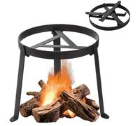 Tripode Campo, Attrezzatura da Cucina falò, riscaldatore del Camino Portatile in Ferro Pieghevole, ppasso del Fuoco per Esterni per Esterni per Forno Olandese, Lodge, buca per Il Fuoco